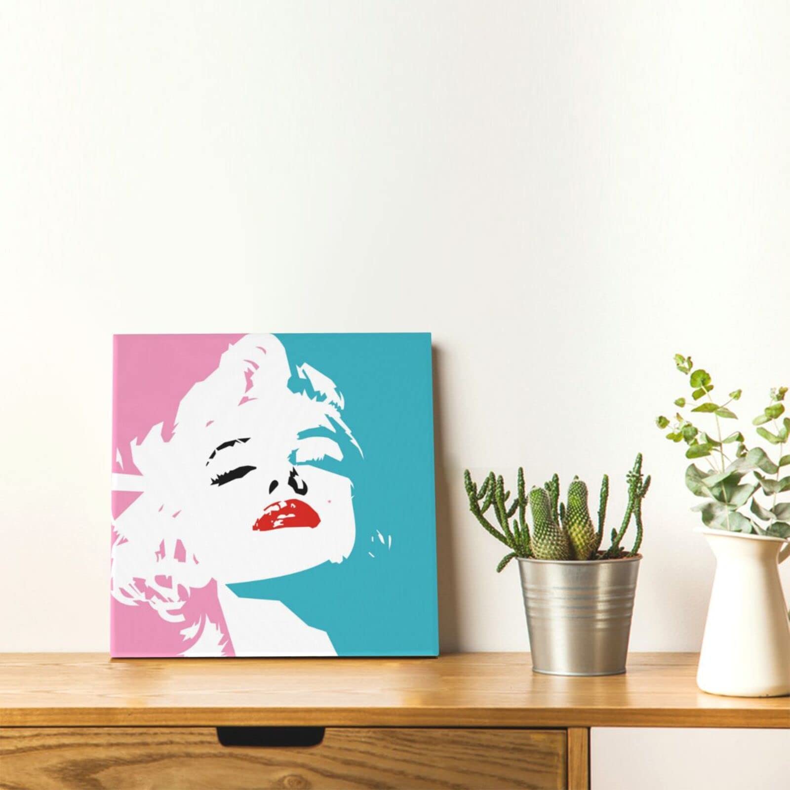 Amazon.co.jp: アートパネル 30*30cm マリリンモンロー モダン絵画